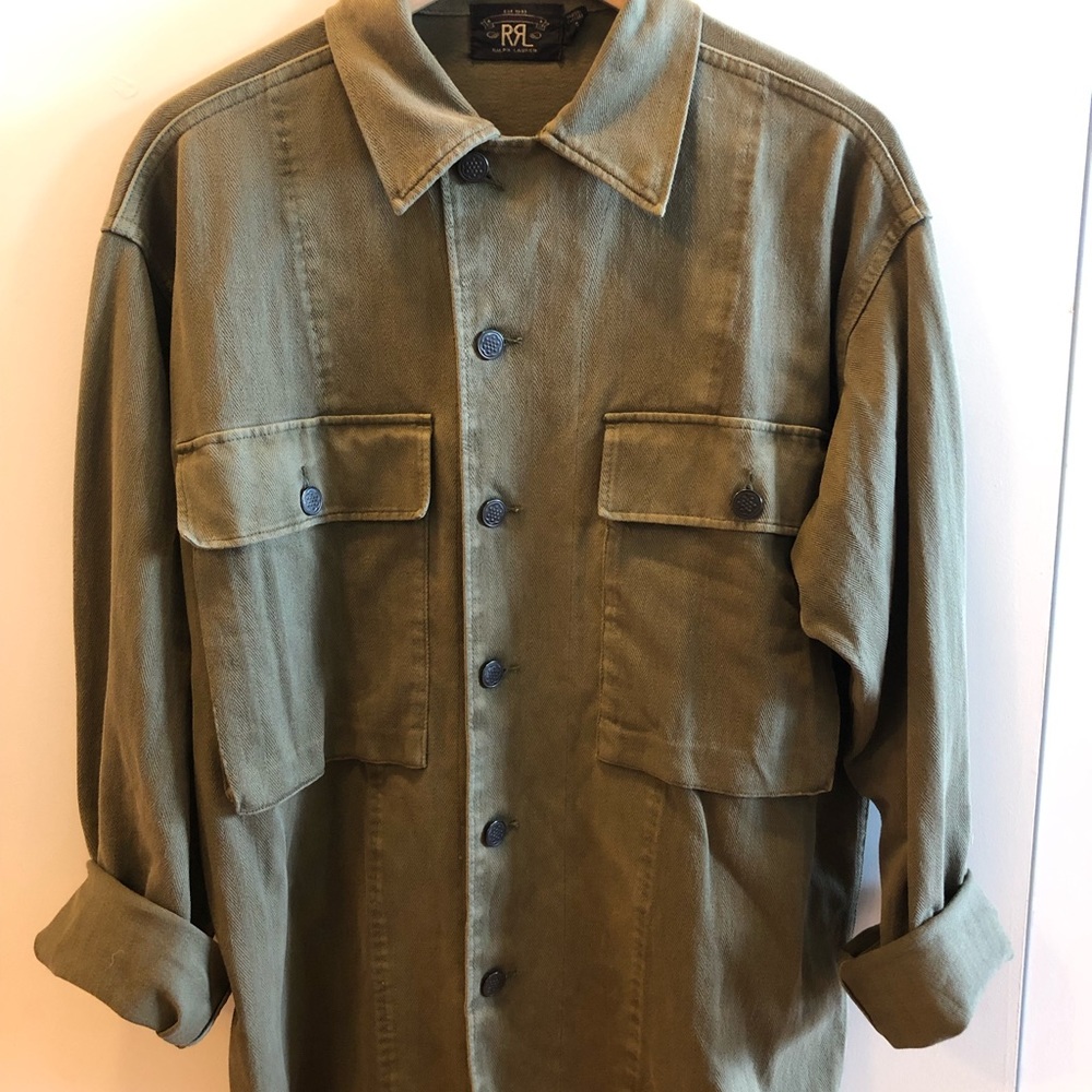 Ralph Lauren RRL Green Utility Shirt